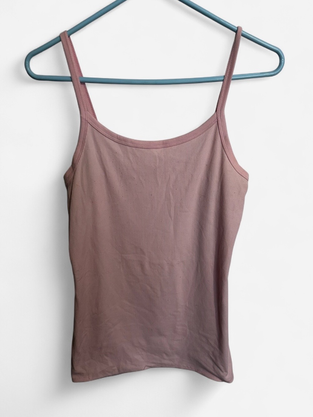No Boundaries Mauve Ribbed Spaghetti Strap Camisole